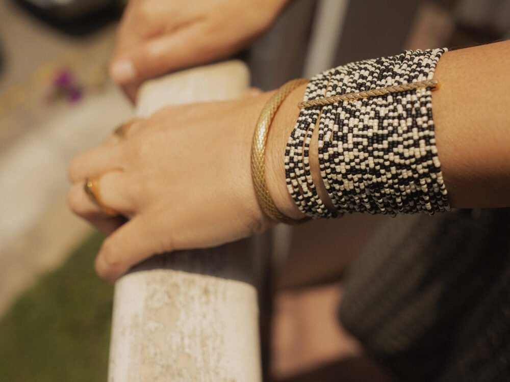 Bicolor bar beads bracelet - Image 2