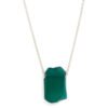 Green onyx chain necklace