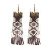 Stingray pattern earrings