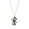 Silver octopus necklace