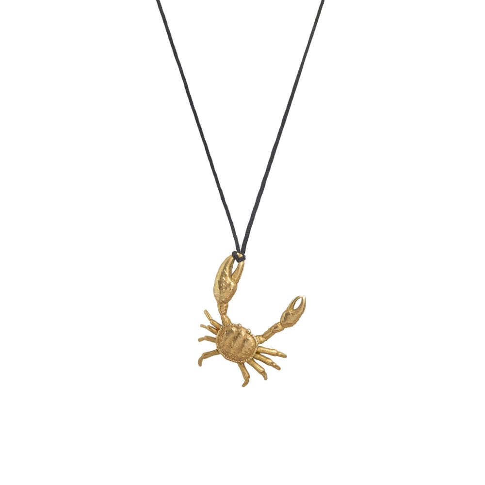 Collar pita cangrejo de bronce