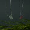 Raw pink sapphire necklace - Image 2