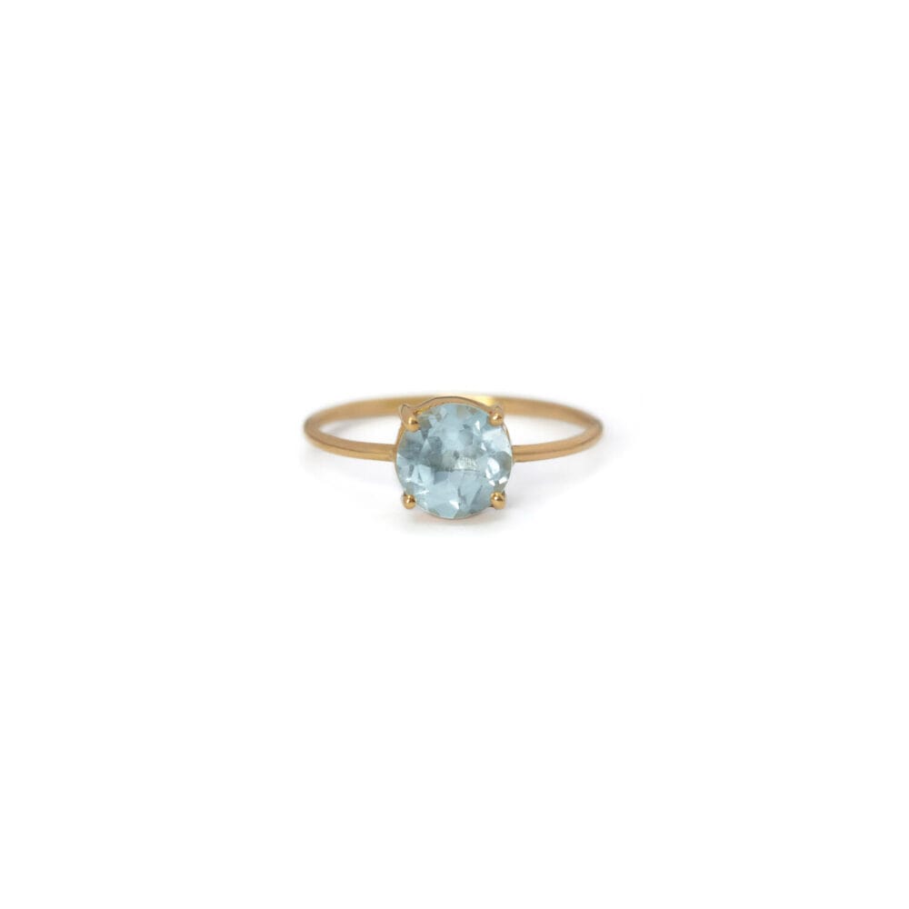 Anillo topacio swiss redondo