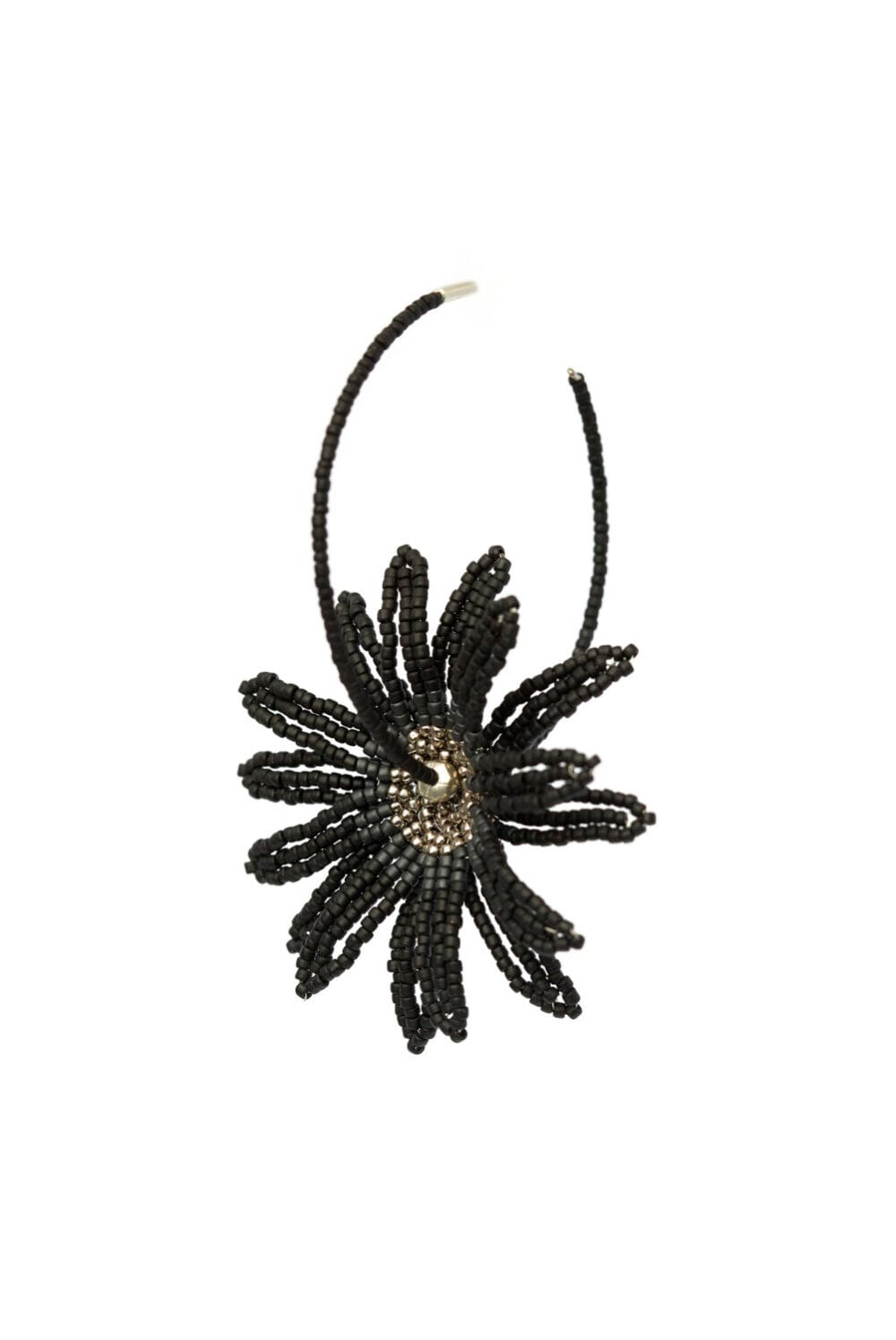 Arete flor sigilosa arbusiva negra